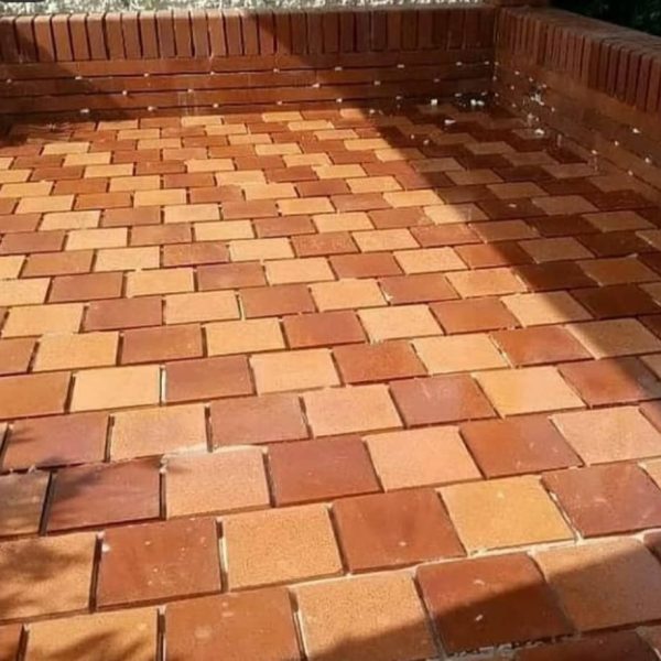 نمای کف با آجر کف پوش