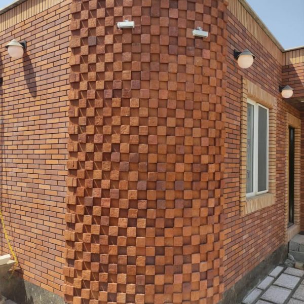 آجر نمای طرح سه بعدی