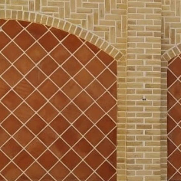 نمای ساختمانی با آجر قزاقی سنتی 20 × 20