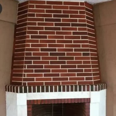 آجر نمای شومینه با آجر نسوز